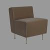 Modern Line Lounge Chair Dining Height