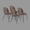 Beetle Dining Chair Un-upholstered - Colli of 4